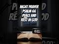 Night Prayer | Psalm 66 | Peace and Rest in God #shorts #angelmessage #motivation #quotes #godsays