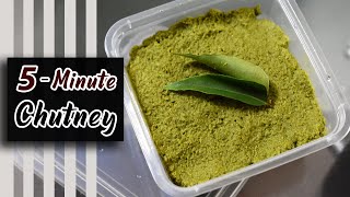 How to do Pikangga Thuvaiyal (Ridge Gourd Chutney) in 5-minutes