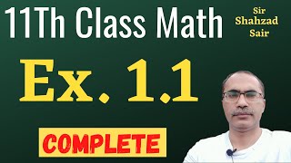 11Th Class Math Exercise 1.1 || Chapter 1 Number Systems ||