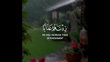 الذين كفروا وصدوا عن سبيل الله زدناهم عذابا فوق العذاب بما كانوا يفسدون | القارئ رعد الكردي