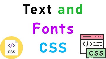 Text and Fonts in CSS |  Part 23 | Full Stack Course in Telugu