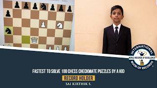 Download lagu FASTEST TO SOLVE 100 CHESS CHECKMATE PUZZLES BY A KID