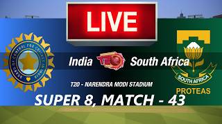 🛑LIVE- INDIA vs SOUTH AFRICA🛑T20 WORLD CUP 2026🛑IND vs SA...