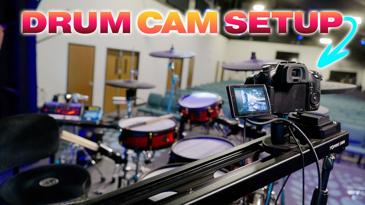 Add a High Quality Drum Cam Angle to your Livestream