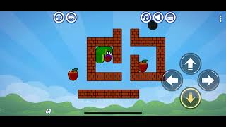 Apple Worm: Logic Puzzle. Level 67. Walkthrough.