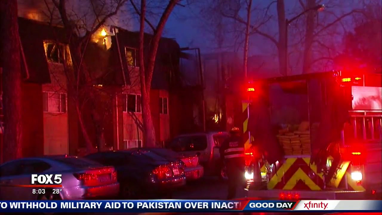 Massive fire in DeKalb County