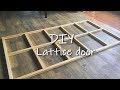 [DIY]大きな窓枠みたいな格子扉を作りたい ＃１ Make a lattice door like a large window frame