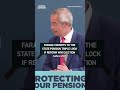 Nigel Farage commits to the state pension triple lock if Reform win the next election 🔵  #news