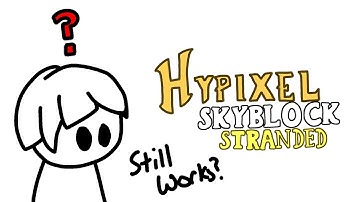 My 100 Days in Hypixel Skyblock Stranded | Animated