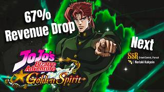 67% Revenue Drop Kakyoin Is Next Shops Remain Same JoJo's Bizarre Adventure: Golden Spirit