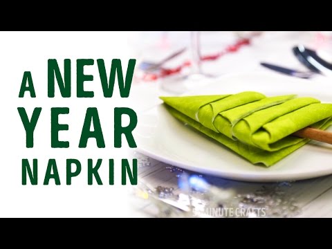 Christmas And New Year Napkins Which Guests Will LOVE L 5-MINUTE CRAFTS