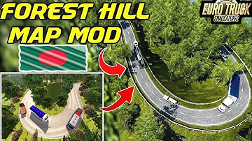 Map Mod Bussid v3.7.1- New Forest Hill Map Mod For Bus Simulator Indonesia | ETS-2 BD Traffic Obb
