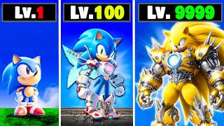 Level 1 Sonic vs Level 1000 SONIC in GTA 5 RP