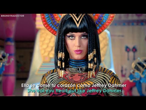 Katy Perry - Dark Horse ft. Juicy J / Lyrics + Español *She eats your heart out like Jeffrey Dahmer*
