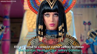 Katy Perry - Dark Horse ft. Juicy J / Lyrics + Español *She eats your heart out like Jeffrey Dahmer* Resimi