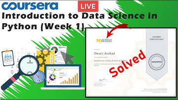 Introduction to Data Science in Python | Week 1 | Coursera