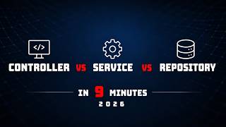 Controller vs Service vs Repository - Full Guide (2026) #backend #backenddevelopment