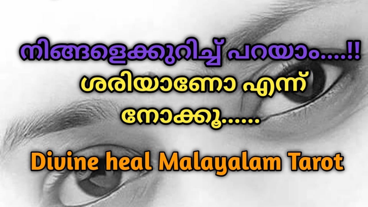 നിങ്ങളെക്കുറിച്ച്പറയാം!!♥️✨ ശെരിയാണോ എന്ന് പറയു ♥️♥️🌞✨✨Divineheal malayalam tarotreading ✨🌞