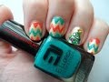 Manicura Navideña ZigZag y Árbol de Navidad