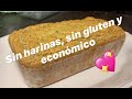 Pan sin Harinas y sin gluten / fácil, económico y rápido en licuadora