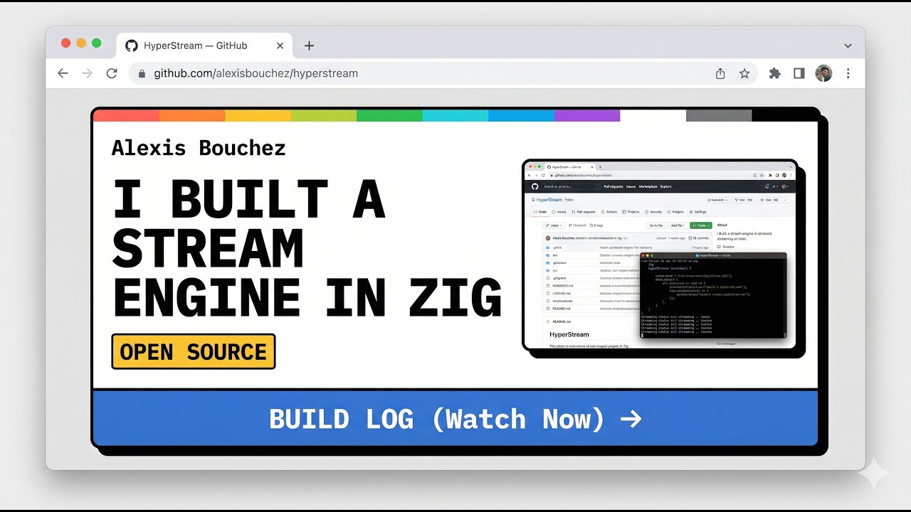 Live Stream Engine I Built a 24/7 Live Streaming Engine in Zig - Build In Public - YouTube