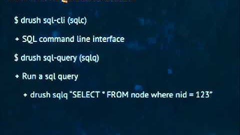 DrupalCon Prague 2013: DRUSH - DO I REALLY HAVE TO USE IT?