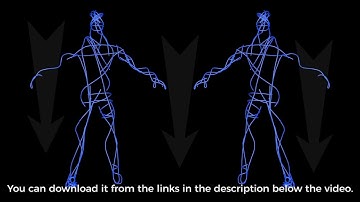 3D animated men construction using 3D animated splines. Spline animation.