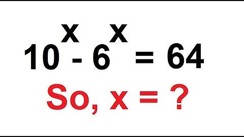 A Nice Math Problem• What is the value of X ?