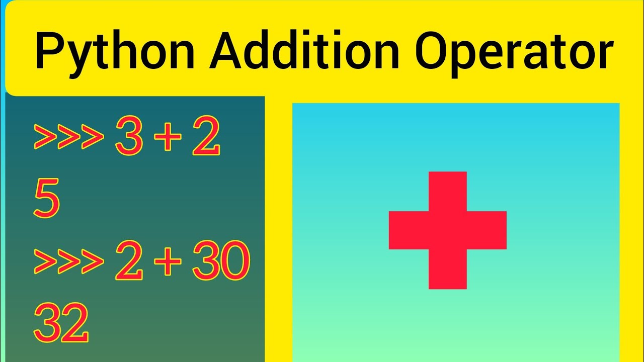 Python Arithmetic Operators: Addition - YouTube