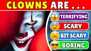 Tier List Fears : How Scared Are You? 😱