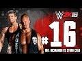 #WWE2K16 | ستيف اوستن ضد مستر مكمان - تختيم لعبة المصارعة 2016