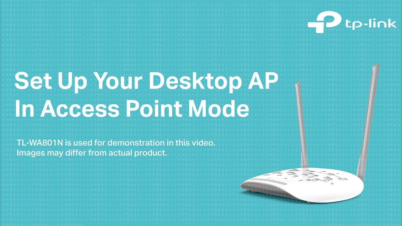How to set up your Desktop AP in Access Point Mode YouTube