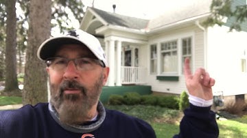 Raindrop Gutter Guard 5 Year Review. House With Giant Pine Trees And Tons Of Pine Needles.