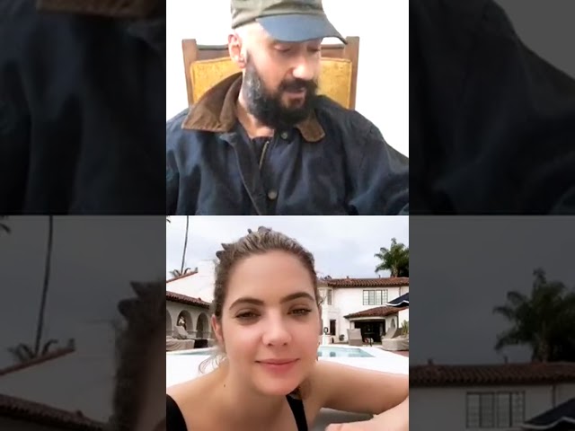 Ashley Benson live stream April 20, 2020