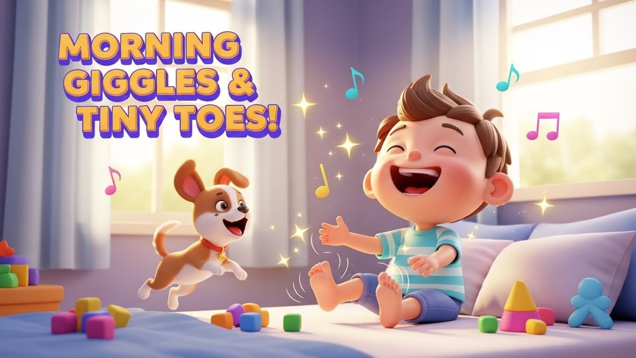 “Morning Giggles and Tiny Toes! | Fun & Cute Kids Poem”