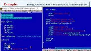 (File) 6.Structure read and write in File.