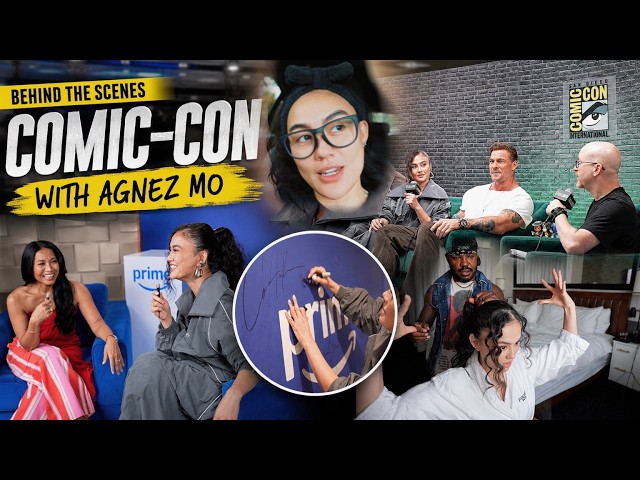 AGNEZ MO - Behind the Scenes at Comic-Con for Reacher | July 25, 2026