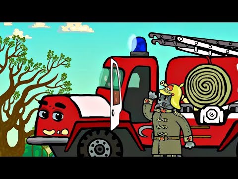 Котяткины машинки - Машины спасатели | Три Котёнка | Мультсериал для малышей