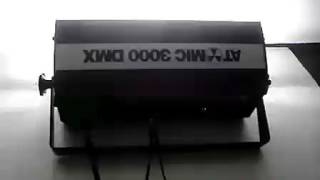 3000w strobe light testing Martin ATMOIC DMX 512 Light