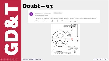 GD&T Tutorial 28.12 : Position Tolerance Doubt 03 Explained