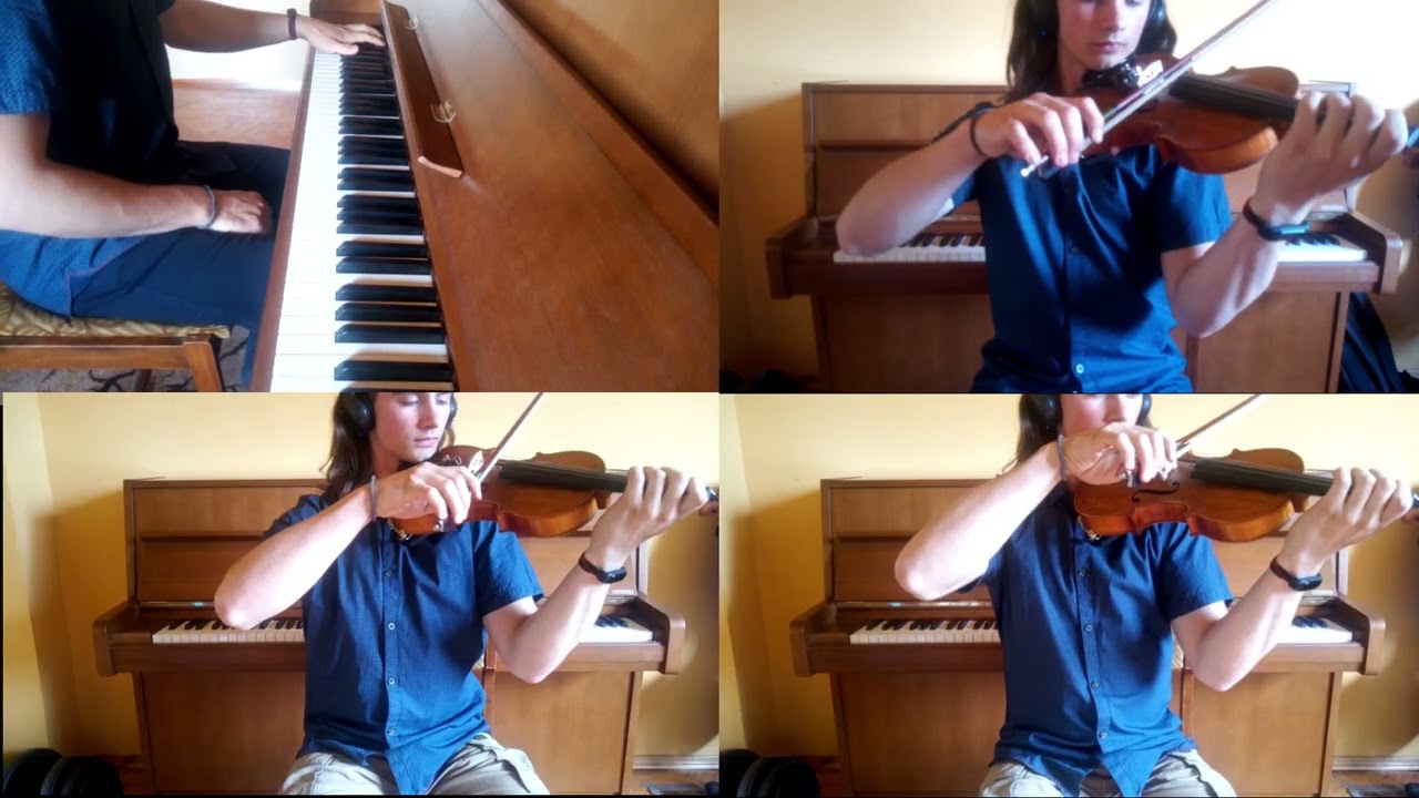 Before dawn, at winery - Genshin Impact OST (violin and piano cover)