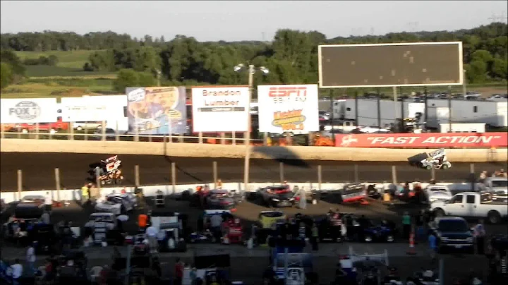 Micro Sprint Heat 3 - Husets Speedway 8-2-15