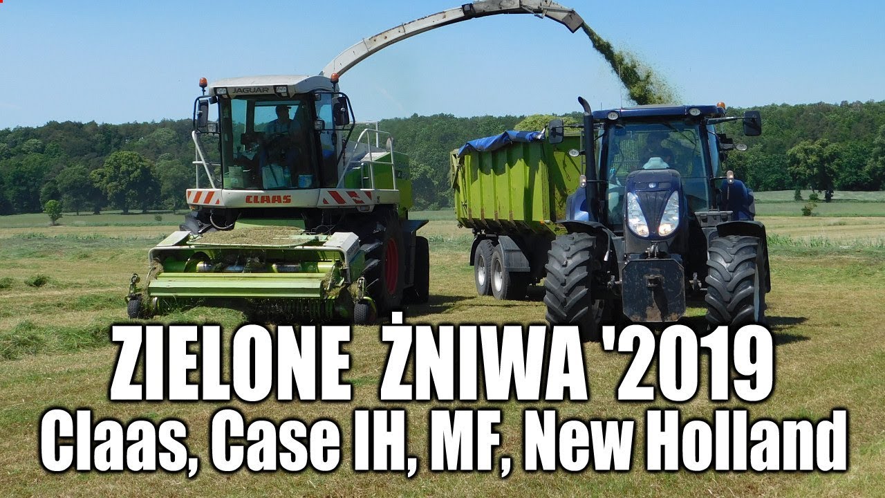 maxresdefault Zielone żniwa 2019 – w polu maszyny Claas, Case, Massey Ferguson, New Holland   VIDEO