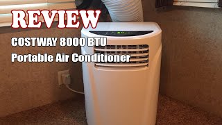 Costway 9000 BTU Portable Air Conditioner Review & Coupon Code! 