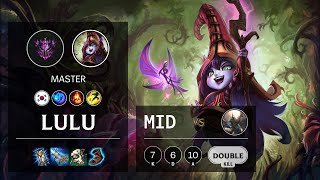 Lulu Mid vs Pantheon - KR Master Patch 10.16