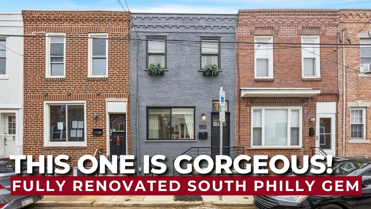 Fully Renovated Home Near East Passyunk Ave | House Tour in Philadelphia #realestate #hometour