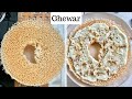 राजस्थानी प्रसिद्ध रबड़ी घेवर | Diwali Special Plain Ghevar, Rabri Ghevar, Custard Cream Ghewar