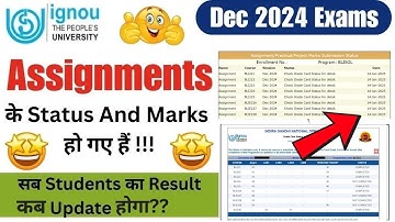 (Breaking News) IGNOU Assignment Status New Update || How To Check IGNOU Assignment Status