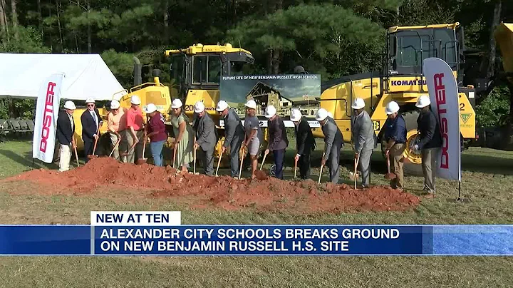 Alex City Schools breaks ground on new Benjamin Russell High School site