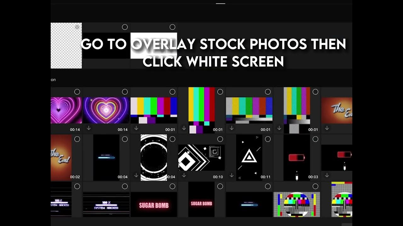 tutorial how to get flashes on CapCut (very easy) YouTube